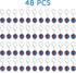 PROLOSO 48 Pcs Globe Keychains Bulk for Kids World Planet Earth Theme Keyrings Toy 1 Inch...