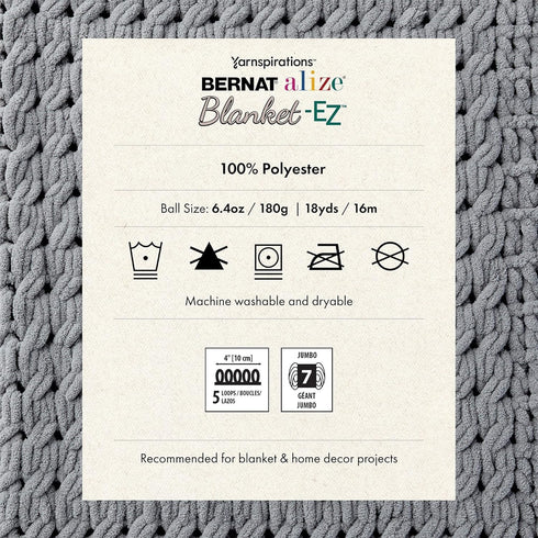 Bernat Alize Blanket-EZ Yarn, Cream...