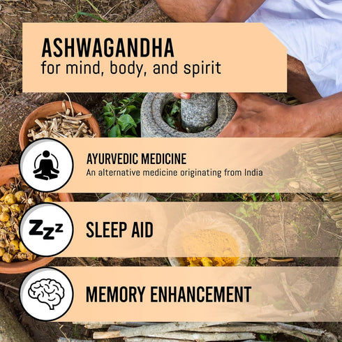 Ashwagandha 1,300mg – 180 Ashwagandha Capsules – Mood Support Supplement – Ashwagandha Supplements for Memory, Extracted from Ashwagandha Root – V...