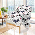 BlessLiving Boston Terrier & Frenchie Dog Plush Blanket - Red Heart Cute Puppy Dog Cozy Fleece Throw for Kids, Girls & Women - White - 50 x 60 Inc...