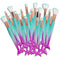 NICEMOVIC Kids Makeup for Girls, 20PCS Princess Makeup Brushes Set Foundation Eyebrow Eyeliner Blush Cosmetic Concealer Brushes Women Teen Girl St...