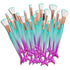NICEMOVIC Kids Makeup for Girls, 20PCS Princess Makeup Brushes Set Foundation Eyebrow Eyeliner Blush Cosmetic Concealer Brushes Women Teen Girl St...