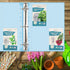 MUQING 30 Pack 120 Pockets Seed Packet Binder Sleeves, Garden Seed Storage Organizer Pages for 3 Ring Binder, Slot Size 3.5"x 5.5", Sleeves for Se...