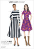 Vogue Patterns Misses' Jewel-Neck, Gathered-Skirt Dresses, Red...