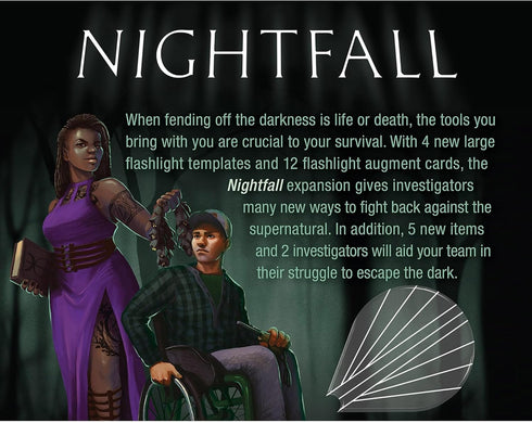 The Stifling Dark Nightfall Expansion - Horror Strategy Board Game, New Content, Requires Base Game, Age 14+, 2-5 Player...