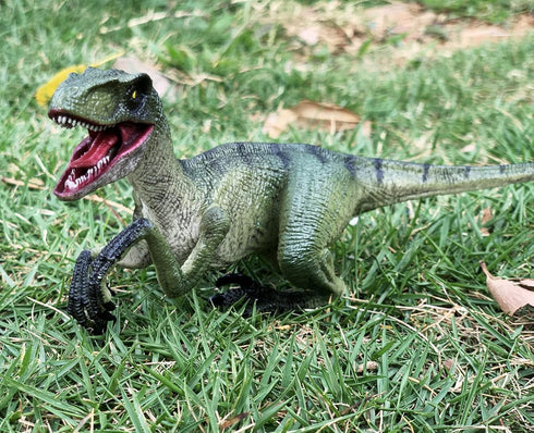 Gemini&Genius Velociraptor Dinosaur Toy for Kids, Raptor Dinosaur Action Figure, Party Supplies, Dino Collection Toy, Dinosaur Play & Display, Gif...