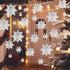 12PCS Snowflake Christmas Decorations, 3D Large Silver Paper Snowflakes Garland Hanging Snow Flakes for Winter Wonderland Christmas Party Decorati...