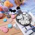 100 Sets Cover Buttons Kit with Tools Size Buttons to Cover Self Cover Buttons with Wire Backs DIY Fabric Cloth Cover Buttons (Size 60/1.5 Inch)...