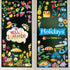 Summer Window Decals Removable Beach Window Stickers Summertime Gel Window Clings Double Sided Printed for Glass Window Decorations...