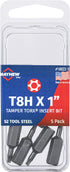 Mayhew Tools 19358-4 Tamperproof Torx Power Bit, T25H x 2", 4-Pack...