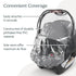 UPPAbaby Rain Shield for Mesa and Aria Infant Car Seat Carriers - Waterproof and Windproof Coverage - Ventilated Design - Quick Attachment...