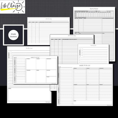 Hourly Planner Notepad. 50 Page Planning Pad w/Appointment Time Block, Task Log List & Note Sections. For Office Work Schedule & Time Management. ...