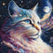 HEIBAGO Astro Cat Diamond Painting Kits for Adults, 5D DIY Cat Diamond Art Kits with Full Drill Gems, Premium Diamond Dots Set for Relaxation and ...