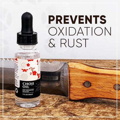 Tinyroots Choji Oil Tool Cleaning Kit, Simply Wipe the Knife Oil on to Restore Your Sword, Knives, Bonsai Tools, Includes Rust Eraser and Lint Fre...