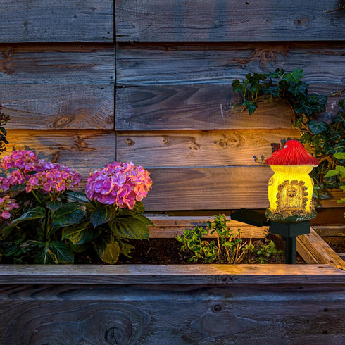 Mushroom Solar Lights Outdoor, Waterproof Fairy Houses Lights Mushroom Garden Decor Decorative Solar Powered Garden Stake Lights for Outside Lawn ...