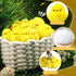 24 Pcs Small Chicken Keychain 3 Inch Realistic Plush Farm Chick Mini Ornaments Yellow Fluffy Chicken Stuffed Animal Soft Chicken Toy Photography P...