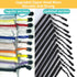12pcs Mesh Zipper Pouch Bags, A4 Puzzle Bag for Organizing Storage Bag, File Bags for Office, Board Games and Home Supplies...