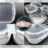 DUOFIRE Small Containers with Lids 12 Packs Plastic Box Clear Small Storage Containers Bead Organizer for Beads, Crafts, Jewelry, Small Items (1.3...