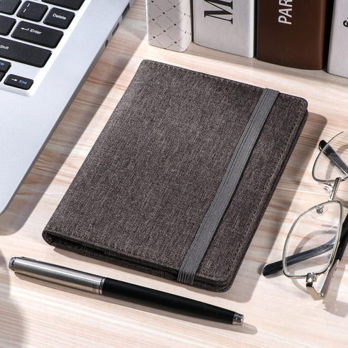 Journal Cover for Field Notes - Compatible with Moleskine Cahier's Notebook - Waterproof Fabric,Multifunctional Organizer with Pen Loop, Business ...