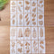 20 Pieces Leaf Stencils, Reusable Plant Stencils for Painting on Walls Doors Wood Furniture Home Decor(6X11.7 Inches)...
