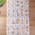 20 Pieces Leaf Stencils, Reusable Plant Stencils for Painting on Walls Doors Wood Furniture Home Decor(6X11.7 Inches)...
