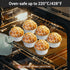 EUSOAR Dessert Cups with Lids, 25pcs 5oz Disposable Ramekins Baking Cups, Cupcake Liners Aluminum Foil Mini Cheesecake Creme Brulee Ramekins Conta...