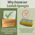 Loofah Sponges 100% All Natural BPA Free Loofahs for Dishes, Face, Soap Making, Shower, Exfoliating Eco-Friendly Biodegradable 30 pack Compressed ...