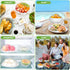 300Pcs Reusable Elastic Food Bowl Storage Covers, Sublaga Bowl Covers, Dish Plate Covers, Alternative to foil, Plastic Wrap,BPA Free...