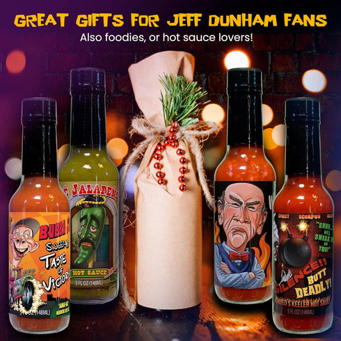 Jeff Dunham - Bubba J's Mango Habanero Hot Sauce | Perfect Blend of Sweet and Heat for Bold and Adventurous Tastes (Mild, 5 fl oz)...