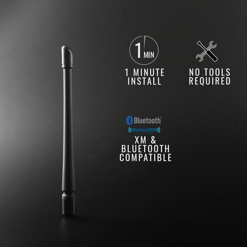 RYDONAIR Short Antenna Compatible with Harley Davidson 1989-2025, Internal Copper Coil for Enhanced Reception, 7 inches Rubber Antenna Replacement...