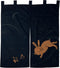 Made in Japan Indigo Dyeing Fortune Rabbit Noren Curtain Tapestry...