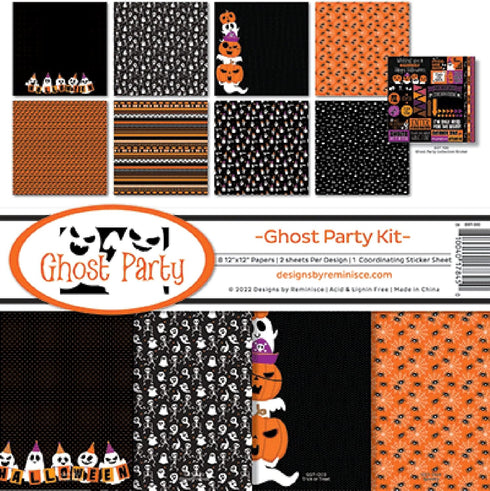 Reminisce Ghost Party Scrapbook Collection Kit...