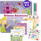 Kids Travel Educational Activity Book with Washable Markers - Car and Airplane Activities, Learning Toys for Toddlers- Search and Find, Reusable S...