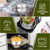 P&P CHEF 6 Inch Cake Pans Set, Round Baking Pan Stainless Steel Layer Birthday Wedding Cake Oven Pans, Non Toxic & Heavy Duty, Deep Side & Mirror ...