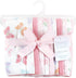 Hudson Baby Unisex Baby Cotton Flannel Burp Cloths, Pastel Butterfly, One Size...