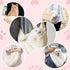 Small Dog Carrier Sling Cat Sling Purse Adjustable Strap Hand Free Pet Puppy for Outdoor Traveling Subway for Chest Dog Bag Holder (Khaki Canvas)...