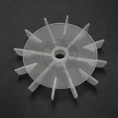 uxcell Motor Fan Blade 120mmx15mm Round Shape Bore White Engineering Plastic with 12 Vanes...