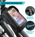 DURATECH Bike Bag, Bike Accessories, Waterproof Bike Phone Bag with EVA Material, TPU Touch Screen and Sun Visor, Bicycle Bag for Phones Under 6.9...