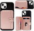 M-Plateau Slim Leather Wallet Phone Case, Adhesive Card Holder Compatible with Most Smartphones (Pink)...