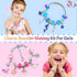 LUDUKOO Bracelet Making Kit for Girls, 134 Pcs Charm Bracelet Making Kit with Beads Bracelet Necklace Making Kit Grafts for Girls Ages 6-8 Birthda...