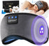 TOPOINT Sleep Mask Headphones with Wireless Bluetooth 5.3, Eye Mask White Noise Headphones for Sleeping Mask Light Blocking, Timer, 14 Hours for W...