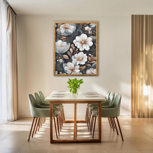 Posterizer 1 pcs-dainty flowers in nature -oil painting style-6-Floral & Botanical Art-Landscape & Nature Art-Living Room Bedroom Decor- unframed ...