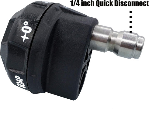 RIDGE WASHER Pressure Washer Nozzle, 6-in-1 Quick Changeover, 4000 PSI, 1/4 Inch Quick Connect...
