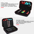 Canboc Hard Electronic Organizer Travel Case Electronics Accessories Cable Gadget Wire Storage Tech Bag Double Layer Shockproof Box for Charger Co...