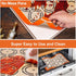 Silicone Baking Mat Sheets Set, Easy Clean &Non-Stick Food Grade Reusable Baking Mat, 2 Half Sheet Cookie Baking Mats Silicone for Oven, Make Maca...