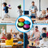Teacher's Choice 4 Pack Game Buzzers with Unique Loud Sounds for Each Buzzer | Great for Trivia Games, Family Feud, Jeopardy, Competition, Spellin...
