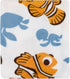 Disney Finding Nemo Orange, Aqua & White Crush & Squirt Turtle Super Soft Baby Blanket, Orange, Aqua, White , 30x36 Inch (Pack of 1)...