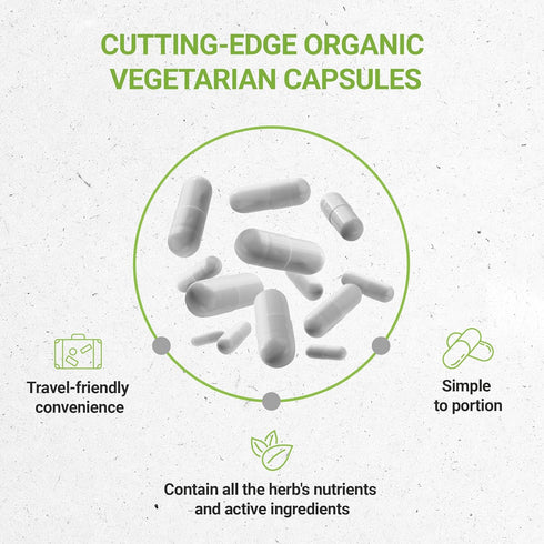Secrets of the Tribe Gentian USDA Organic 60 Capsules | Made with Organic Vegetarian Capsules and Responsibly farmed Organic Gentian (Gentiana Lut...