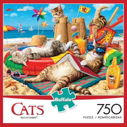 Buffalo Games - Beachcombers - 750 Piece Jigsaw Puzzle Multicolor, 24"L X 18"W...