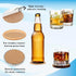 Self Sticky Cork Coasters 20Pcs Round Cork Sticker Peel Padding Ceramic Backing Sheets Pads Sticky Cork Craft Supplies Fit Wall, Mat, Tiles, Ceram...